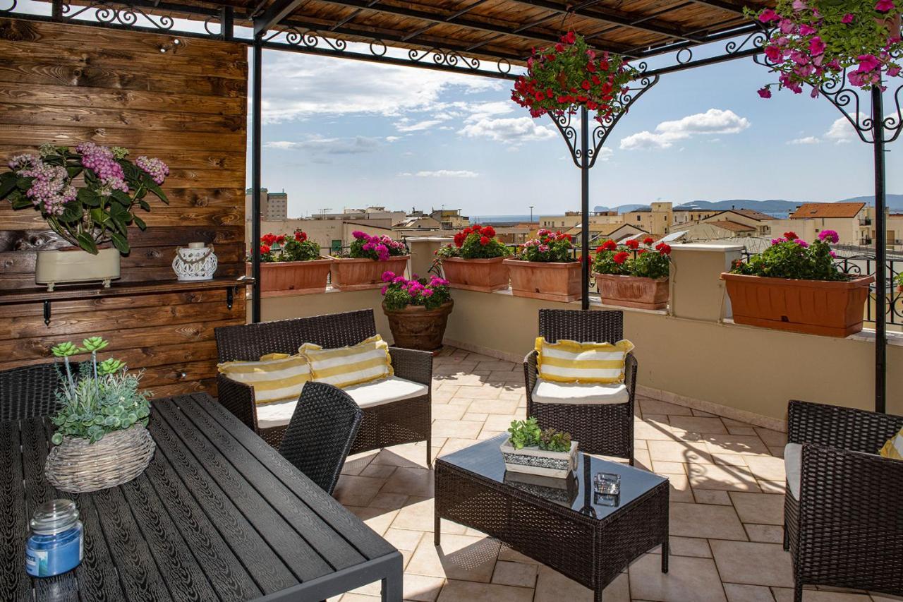 Casa I Gerani Vista Mare Daire Alghero Dış mekan fotoğraf