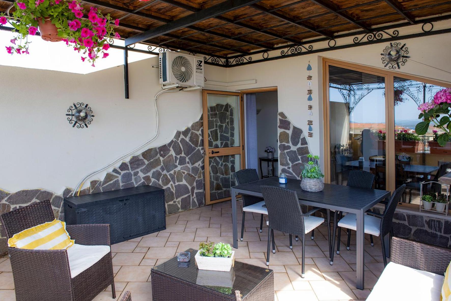Casa I Gerani Vista Mare Daire Alghero Dış mekan fotoğraf